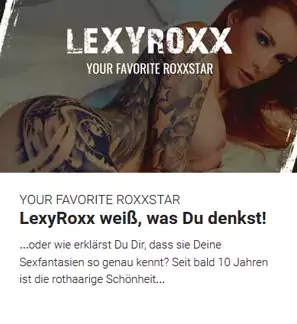 LexxyRoxx Porno Star Livechat